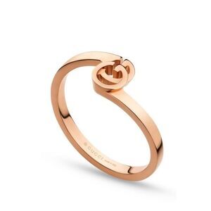 Gucci 18K Rose Gold GG Ring